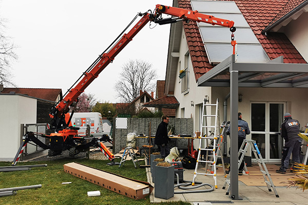Verglasung  Terrassendach